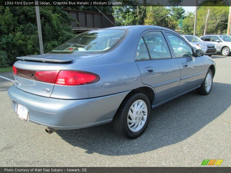 Graphite Blue Metallic / Medium Graphite 1999 Ford Escort SE Sedan