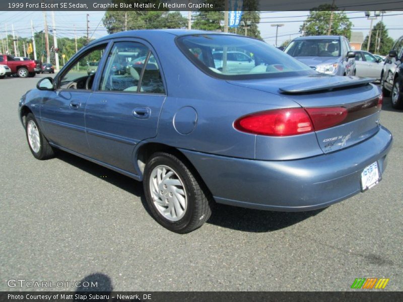 Graphite Blue Metallic / Medium Graphite 1999 Ford Escort SE Sedan