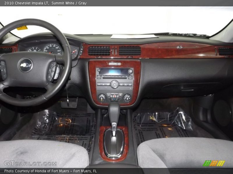 Summit White / Gray 2010 Chevrolet Impala LT