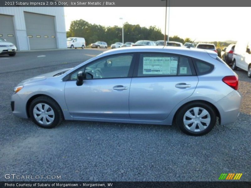 Ice Silver Metallic / Black 2013 Subaru Impreza 2.0i 5 Door