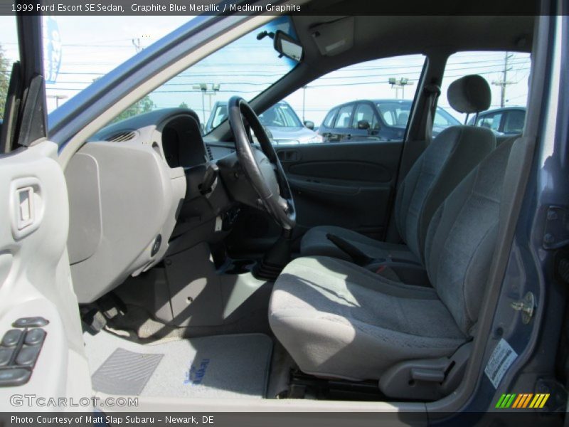 Graphite Blue Metallic / Medium Graphite 1999 Ford Escort SE Sedan
