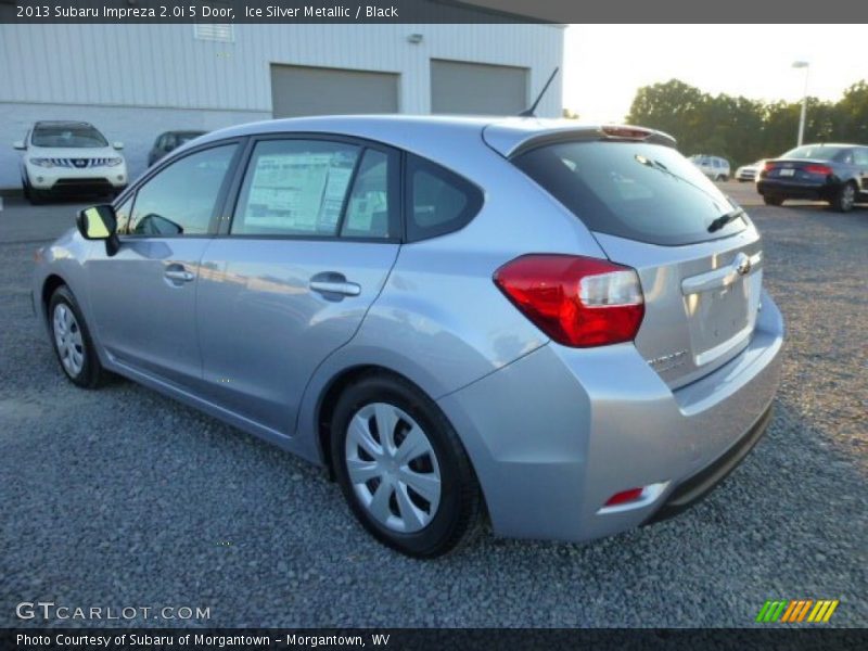 Ice Silver Metallic / Black 2013 Subaru Impreza 2.0i 5 Door