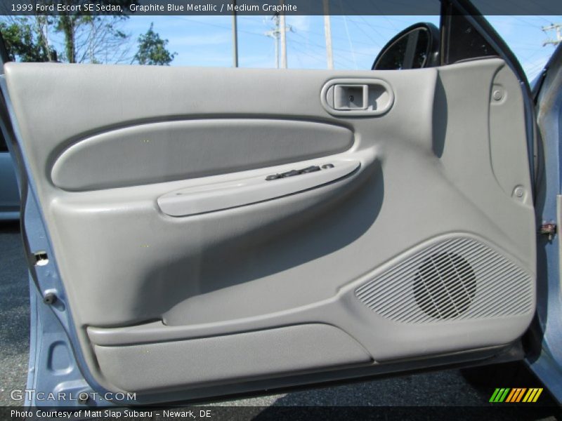 Graphite Blue Metallic / Medium Graphite 1999 Ford Escort SE Sedan