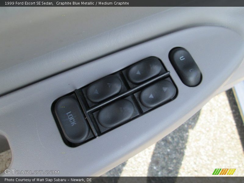 Graphite Blue Metallic / Medium Graphite 1999 Ford Escort SE Sedan