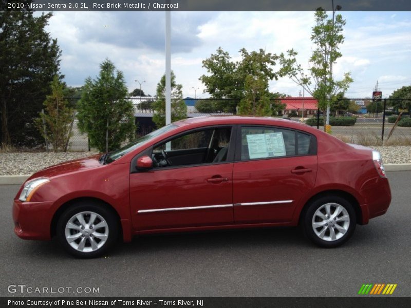 Red Brick Metallic / Charcoal 2010 Nissan Sentra 2.0 SL