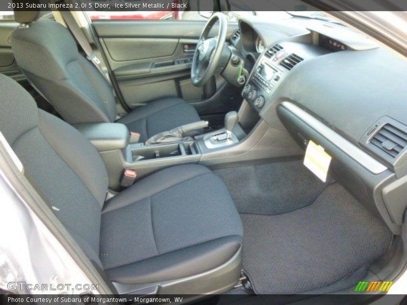 Ice Silver Metallic / Black 2013 Subaru Impreza 2.0i 5 Door