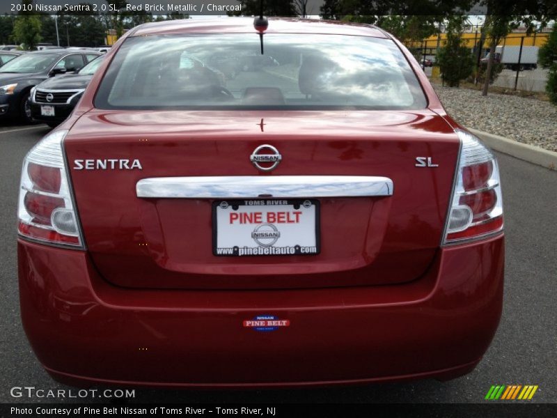 Red Brick Metallic / Charcoal 2010 Nissan Sentra 2.0 SL