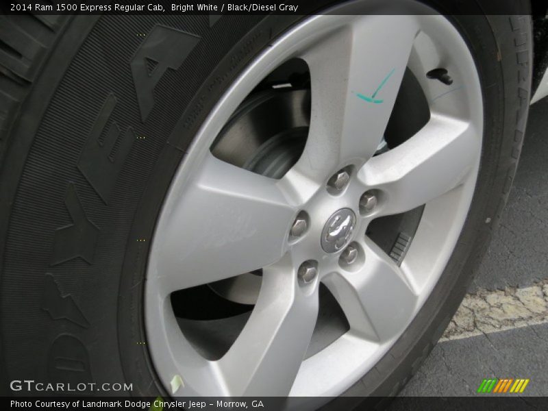 Bright White / Black/Diesel Gray 2014 Ram 1500 Express Regular Cab