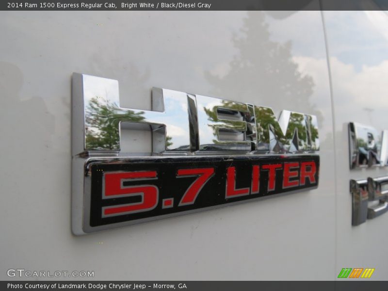 Bright White / Black/Diesel Gray 2014 Ram 1500 Express Regular Cab