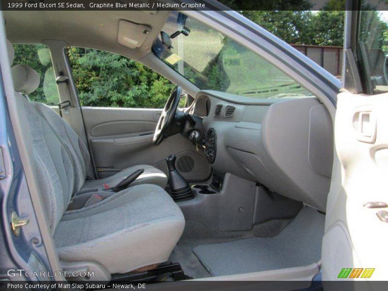 Graphite Blue Metallic / Medium Graphite 1999 Ford Escort SE Sedan
