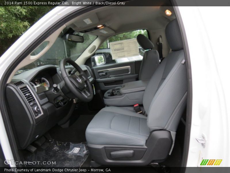 Bright White / Black/Diesel Gray 2014 Ram 1500 Express Regular Cab