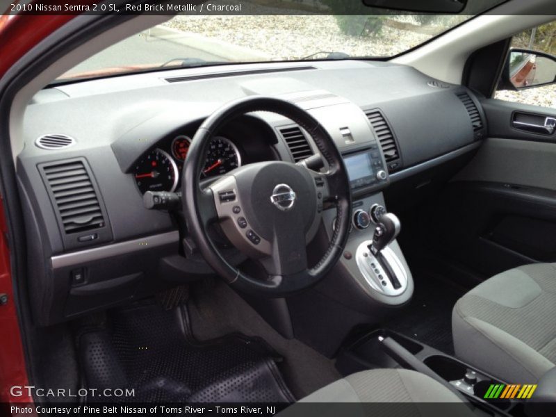 Red Brick Metallic / Charcoal 2010 Nissan Sentra 2.0 SL