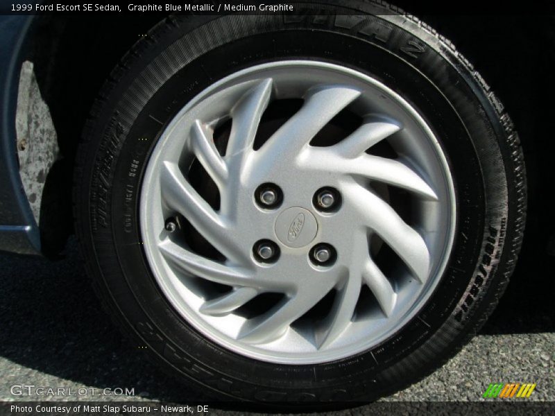 Graphite Blue Metallic / Medium Graphite 1999 Ford Escort SE Sedan