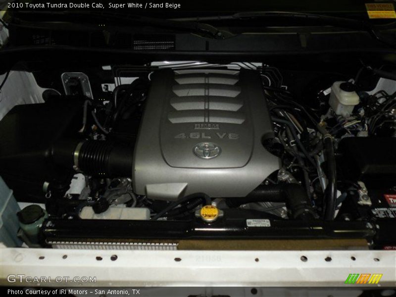 Super White / Sand Beige 2010 Toyota Tundra Double Cab