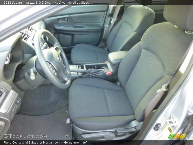 Ice Silver Metallic / Black 2013 Subaru Impreza 2.0i 5 Door