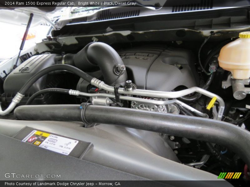 Bright White / Black/Diesel Gray 2014 Ram 1500 Express Regular Cab