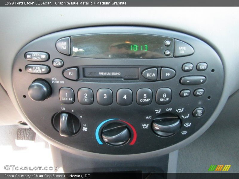 Graphite Blue Metallic / Medium Graphite 1999 Ford Escort SE Sedan