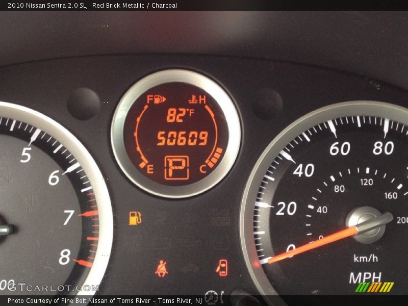 Red Brick Metallic / Charcoal 2010 Nissan Sentra 2.0 SL
