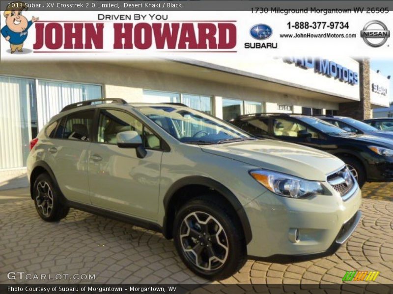 Desert Khaki / Black 2013 Subaru XV Crosstrek 2.0 Limited