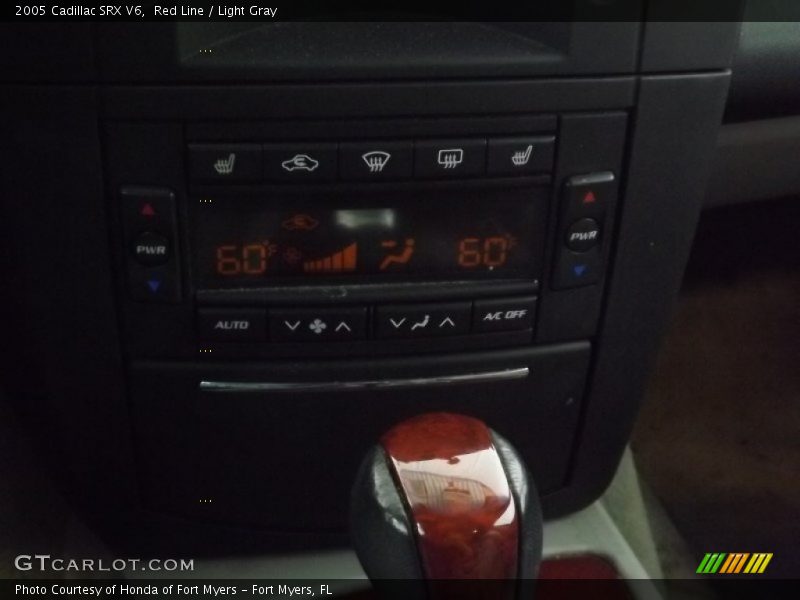 Red Line / Light Gray 2005 Cadillac SRX V6