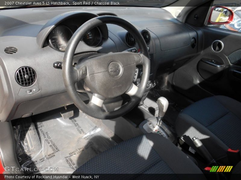 Sport Red / Charcoal Black 2007 Chevrolet Aveo 5 LS Hatchback