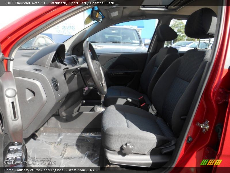 Sport Red / Charcoal Black 2007 Chevrolet Aveo 5 LS Hatchback
