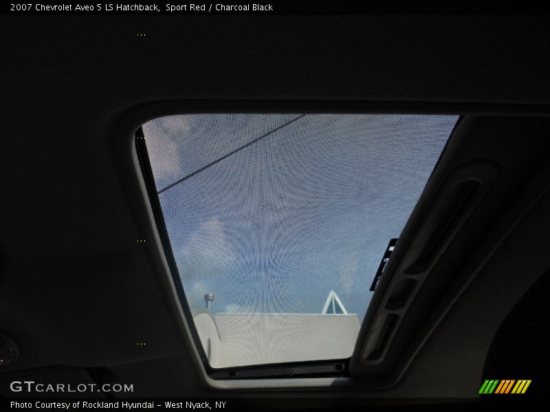 Sport Red / Charcoal Black 2007 Chevrolet Aveo 5 LS Hatchback