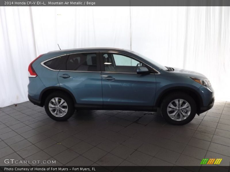 Mountain Air Metallic / Beige 2014 Honda CR-V EX-L