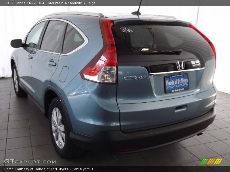 Mountain Air Metallic / Beige 2014 Honda CR-V EX-L