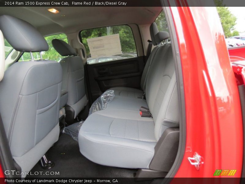 Flame Red / Black/Diesel Gray 2014 Ram 1500 Express Crew Cab