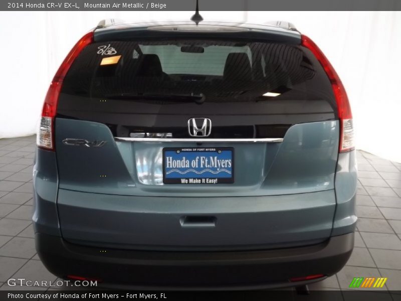 Mountain Air Metallic / Beige 2014 Honda CR-V EX-L