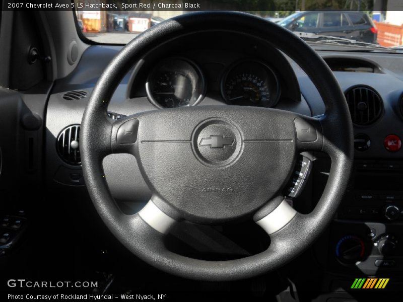 Sport Red / Charcoal Black 2007 Chevrolet Aveo 5 LS Hatchback