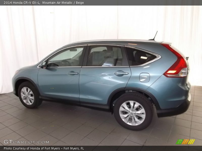 Mountain Air Metallic / Beige 2014 Honda CR-V EX-L