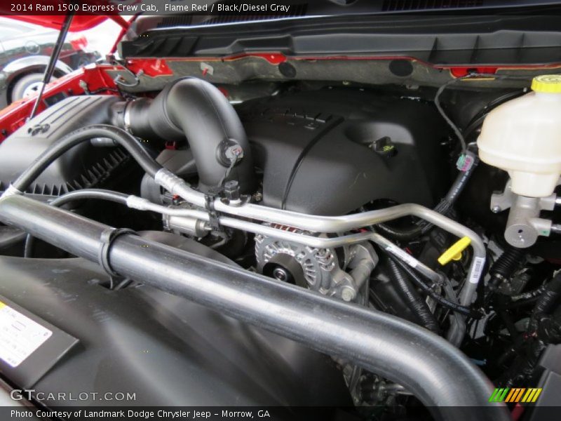 Flame Red / Black/Diesel Gray 2014 Ram 1500 Express Crew Cab