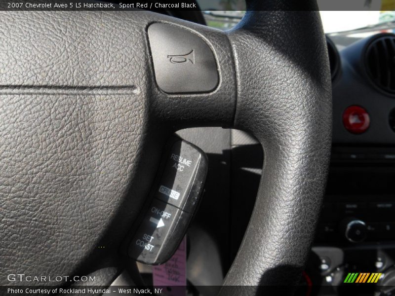 Sport Red / Charcoal Black 2007 Chevrolet Aveo 5 LS Hatchback