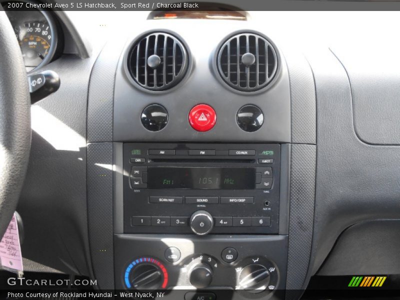 Sport Red / Charcoal Black 2007 Chevrolet Aveo 5 LS Hatchback