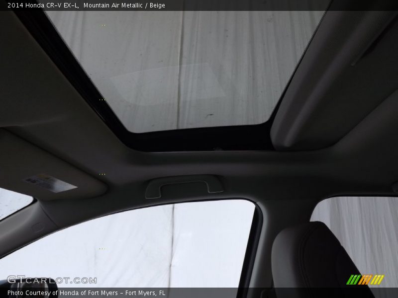 Mountain Air Metallic / Beige 2014 Honda CR-V EX-L
