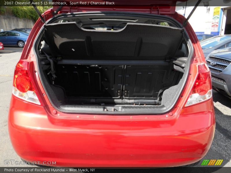 Sport Red / Charcoal Black 2007 Chevrolet Aveo 5 LS Hatchback