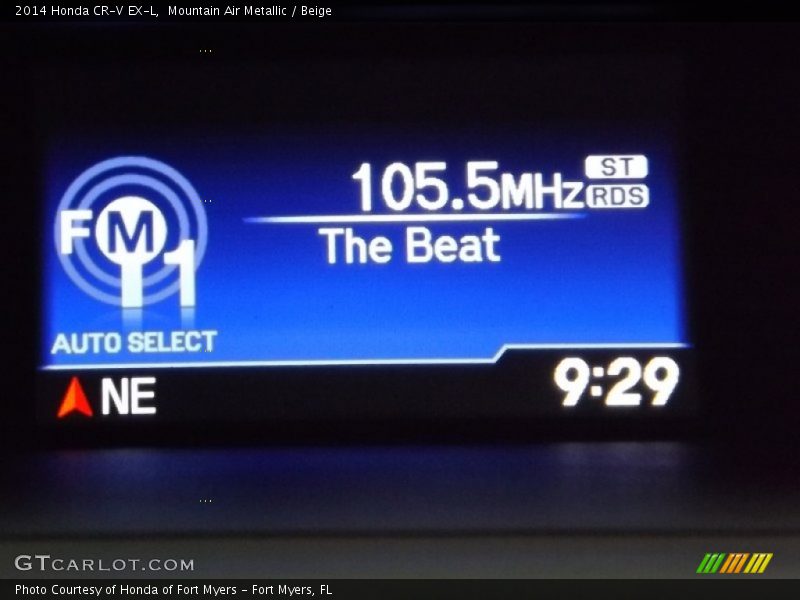 Mountain Air Metallic / Beige 2014 Honda CR-V EX-L