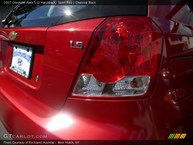 Sport Red / Charcoal Black 2007 Chevrolet Aveo 5 LS Hatchback