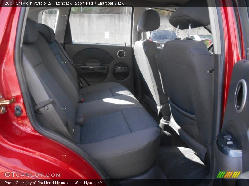 Sport Red / Charcoal Black 2007 Chevrolet Aveo 5 LS Hatchback