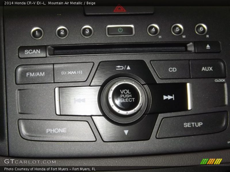 Mountain Air Metallic / Beige 2014 Honda CR-V EX-L