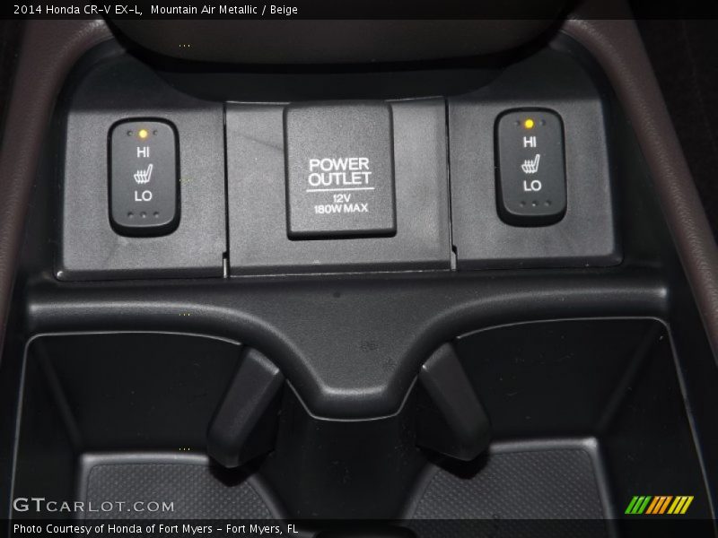 Mountain Air Metallic / Beige 2014 Honda CR-V EX-L