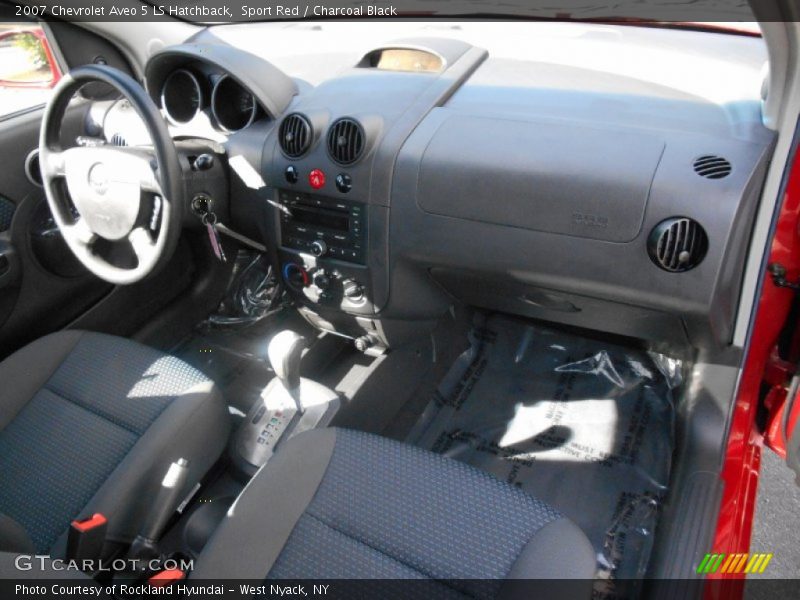 Sport Red / Charcoal Black 2007 Chevrolet Aveo 5 LS Hatchback