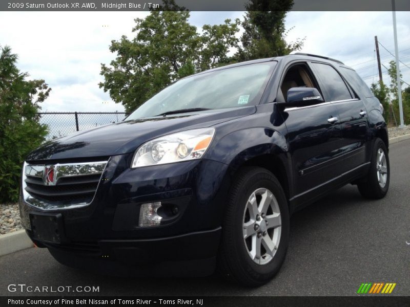 Midnight Blue / Tan 2009 Saturn Outlook XR AWD