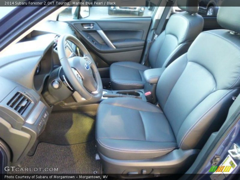 Marine Blue Pearl / Black 2014 Subaru Forester 2.0XT Touring
