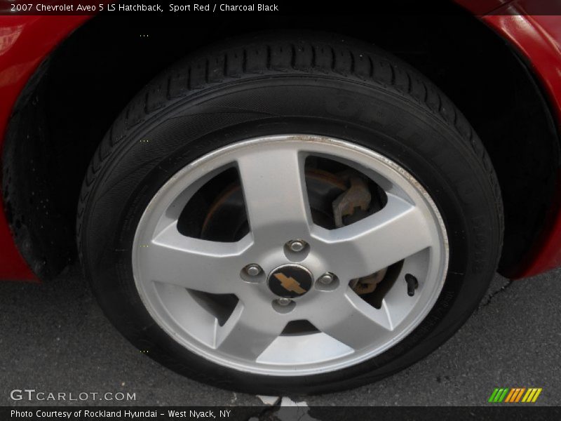 Sport Red / Charcoal Black 2007 Chevrolet Aveo 5 LS Hatchback