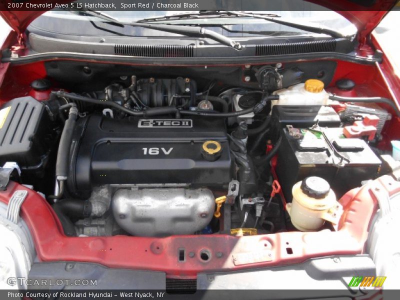 Sport Red / Charcoal Black 2007 Chevrolet Aveo 5 LS Hatchback