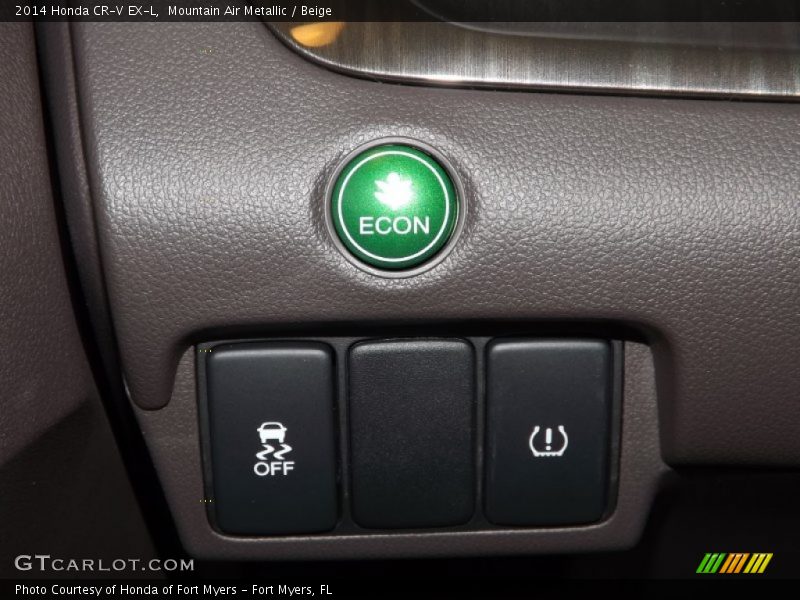 Mountain Air Metallic / Beige 2014 Honda CR-V EX-L