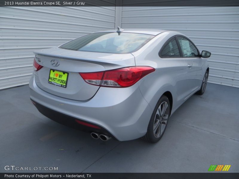 Silver / Gray 2013 Hyundai Elantra Coupe SE